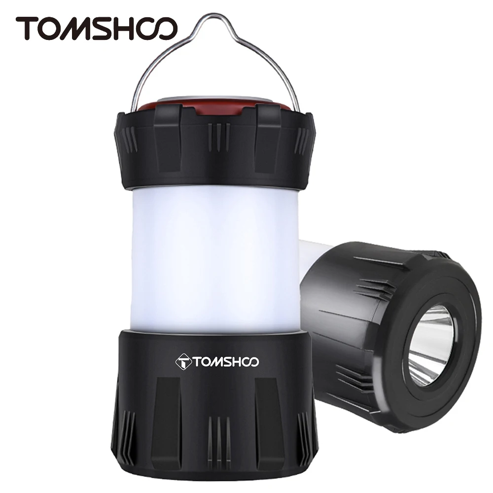 TOMSHOO LED Camping Lantern Type C Rechargeable Camping Light Water-resistant - £17.28 GBP+