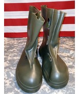 MILITARY OD GREEN RUBBER WATERPROOF OVERBOOTS GALOSHES BOOTS US SIZE 12 ... - $431.46 MXN