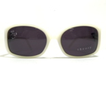 Theory Sunglasses TH2119 C02 Matte Ivory Square Frames with Black Lenses - $98.29