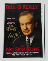 Bill O&#39;Reilly Signed The No Spin Zone Dustcover Only Autographed - £3.10 GBP