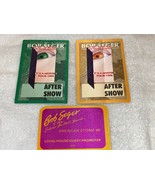 BOB SEGER 3 UNUSED 1986 CONCERT BACKSTAGE TICKET PASSES MYSTERY &amp; AMERIC... - £19.64 GBP