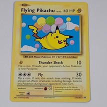 Flying Pikachu 110/108 XY Evolutions Non-holo Secret Rare Pokemon TCG Card  - £2.15 GBP