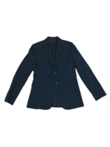 THEORY Damen Blazer Classic Elegant Solide Marine Größe US 4 I1201101 - £83.42 GBP