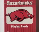 Arkansas Razorbacks Logo Playing Cards By Patch Collegiate Licensed - $7.91