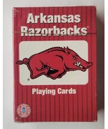 Arkansas Razorbacks Logo Playing Cards By Patch Collegiate Licensed - £6.26 GBP