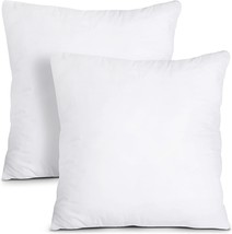 Throw Pillows Insert (Pack Of 2) By Utopia Bedding - 18 X 18 Inches Bed And - £25.10 GBP