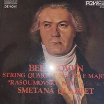 Beethoven, Smetana Quartet: String Quartet No.8 in E Minor “Rasoumovsky No.2” CD - £27.98 GBP