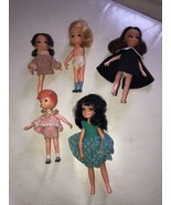 VINTAGE 1967 Hasbro Dolly Darlings Dolls, Powder Puff, 1967 Uneeda Tiny ... - £79.67 GBP