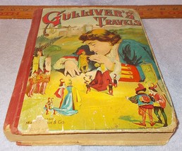 Gulliver&#39;s Travels Ca 1900 H.C Illustrated Antique Book Dean Swift Edwin Chapman - £31.48 GBP