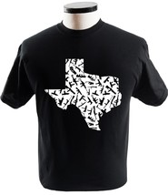 State Of Texas Made Up Of Guns 2nd Amendment T Shirt - £13.66 GBP+