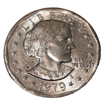 Susan B. Anthony Dollar Clad Coin 1979 P Philadelphia Mint 1D Nice Not S... - $2.88