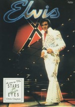 Chris Clayton Elvis Presley Stars In Their Eyes Large Hand Signed Photo - £6.38 GBP