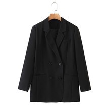 100kg Oversized Quality Blazers For Women Clothing Elegant Fashion Black Anti-Wr - £142.70 GBP