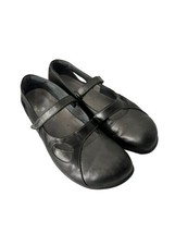 Naot Womens Shoes Taranga Koru Black Gray Leather Mary Janes Sz 41 Us 10-10.5 - £21.88 GBP