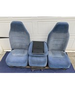 92 93 94 95 96 97 Ford F150 F250 F350 Front Bucket Seats 40/20/40 Blue OEM - €1.186,33 EUR