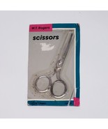 Vintage W.T. Rogers Small Metal Safety Scissors Rounded Children 4” New Old - $10.41