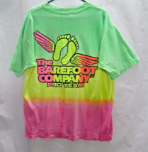 VTG Ski Barefoot Co Pro Team Neon Shirt Mens XL Water Sport 80s 90s Surf... - $80.70