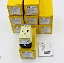 9 - Hubbell SNAP8300UACI Usb Charger Snap Hospital-Grade 20amp Ivory Box... - $410.95