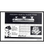 1963 Magazine Print Ad - Edelbrock &quot;Precision Made Marine Speed&quot; A5 - $3.79