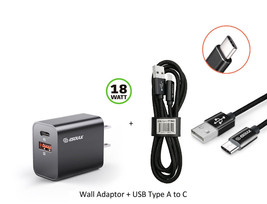 Type C Home Wall Travel Charger FOR Cricket Debut Smart 5.5&quot; SL101AE - £9.90 GBP