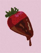 Pepita Needlepoint kit: Chocolate Dipped Strawberry, 10&quot; x 13&quot; - £40.09 GBP+