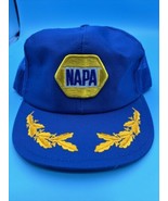 Vtg NAPA Louisville MFG Trucker Cap Snapback Hat Made In USA - £16.58 GBP