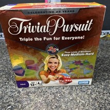 Trivial Pursuit Board Game  25th Anniversary Edition ~ Parker Brothers 2008 - $10.00