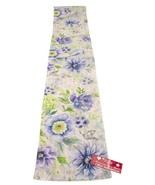 Spring Mix Bluebird Floral Table Runner 13x72 inches - $20.29 CAD