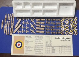 Axis &amp; Allies Replacement Pieces United Kingdom Full Set 75 Pieces Chart... - $26.07