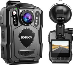 Boblov 256Gb M5 Body Camera, 2K Body Mounted Camera, Gps Enabled And 1440P, - £194.17 GBP