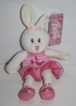 Galerie Barbie Ballerina Bunny White Pink Plush Butterfly Doll 2006 Stuffed FLAW - £19.31 GBP