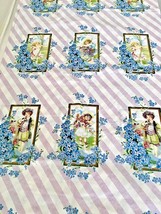 Troy Corp - Vintage Postcards - 24 Panel Oop Cotton Fabric By Char Hopeman - £6.98 GBP