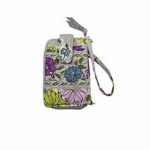 Vera Bradley Love Me Tulips Wallet Card Holder Purple Green Gray - £7.26 GBP