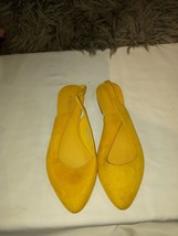 DIVIDED AT H&amp;M YELLOW SLIP ON SANDALS SIZE  US 7 - $15.48
