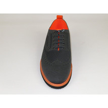 Men Comfort Casual Knit Fabric Wingtip Lace Sneaker Shoes #FRESHORT Gray image 3