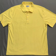 Champions Tour PGA Sz XL Mens Golf / Polo Shirt Yellow Short Sleeve - £7.79 GBP