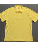 Champions Tour PGA Sz XL Mens Golf / Polo Shirt Yellow Short Sleeve - £7.79 GBP