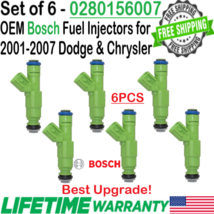 Genuine Bosch x6 Best Upgrade Fuel Injectors for 2001-2007 Dodge Caravan 3.3L V6 - £110.93 GBP