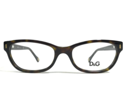Dolce &amp; Gabbana Eyeglasses Frames D&amp;G1205 502 Tortoise Cat Eye 50-17-135 - £58.47 GBP