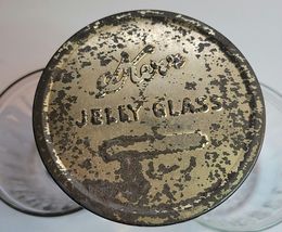 3 KERR JELLY GLASS JARS WITH ONE LID  image 9