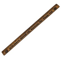 Vintage Schlenker Motor Co Kutztown PA Ford Advertising Wood Ruler 1960s... - $460.91 MXN
