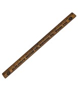 Vintage Schlenker Motor Co Kutztown PA Ford Advertising Wood Ruler 1960s... - $35.03 CAD