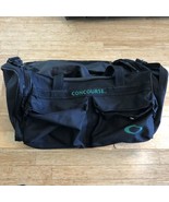 Concourse Black weekender Bag with shoulder strap With 1 Zipper Broken R... - $39.61 CAD