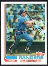 Texas Rangers Jim Sundberg 1982 Topps Baseball Card #335 nr mt ! - £0.39 GBP