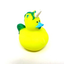 Yellow Unicorn Rubber Duck 2&quot; Lucky Squirter Spa Bath Collect Toy US Seller - £6.72 GBP