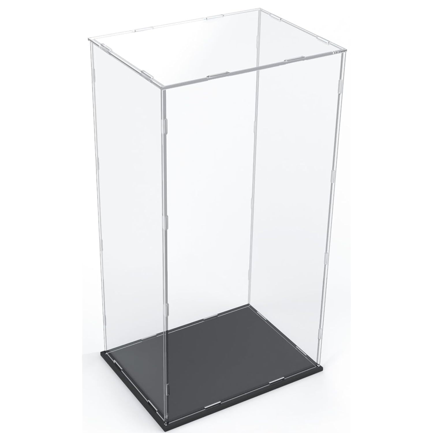 Acrylic Display Case For Large Collectibles, 29 Inch Tall Clear Acrylic Box For