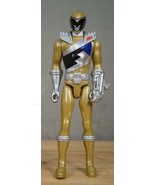 SCG Power Rangers Dino Charge Gold Power Ranger 42121 Action Figure Toy 12&quot; - £13.29 GBP
