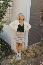 Free People Honey Pleated Skirt In Retro Sunshine ( 8 ) - £70.58 GBP