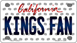 Kings Fan California Novelty Mini Metal License Plate Tag - £11.90 GBP