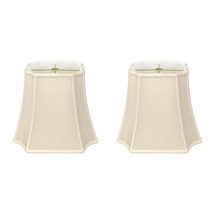 Royal Designs BS-712-11BG Rectangle Inverted Cut Corners Lamp Shade, (4.... - $53.41+